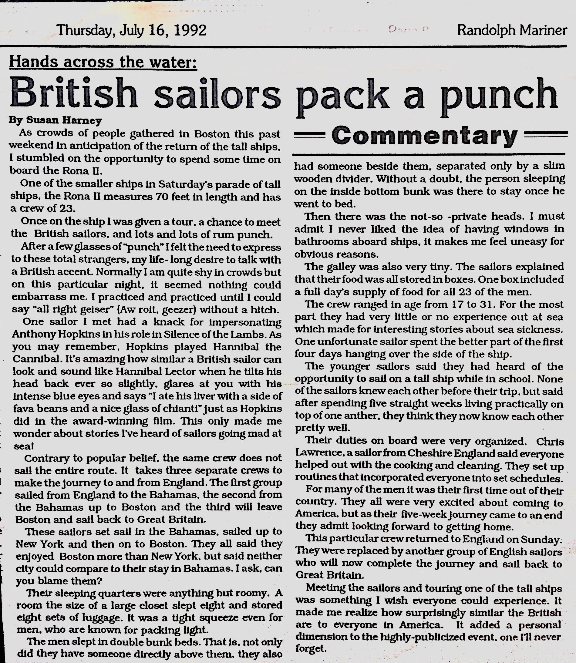 Chris made the news in Boston