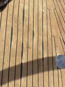 The deck of Blue of Hamble