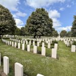 Bayeaux War Graves Cemetery, well maintained by the British war graves commission