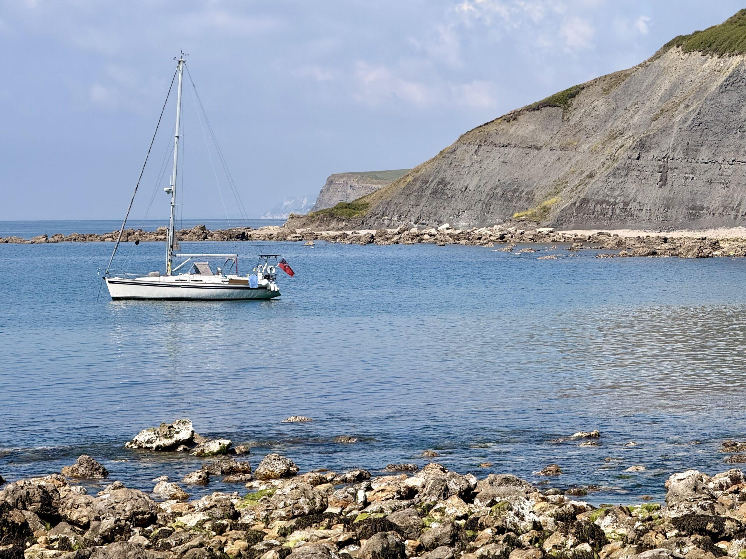 We eventually found the perfect spot in Chapman’s Pool