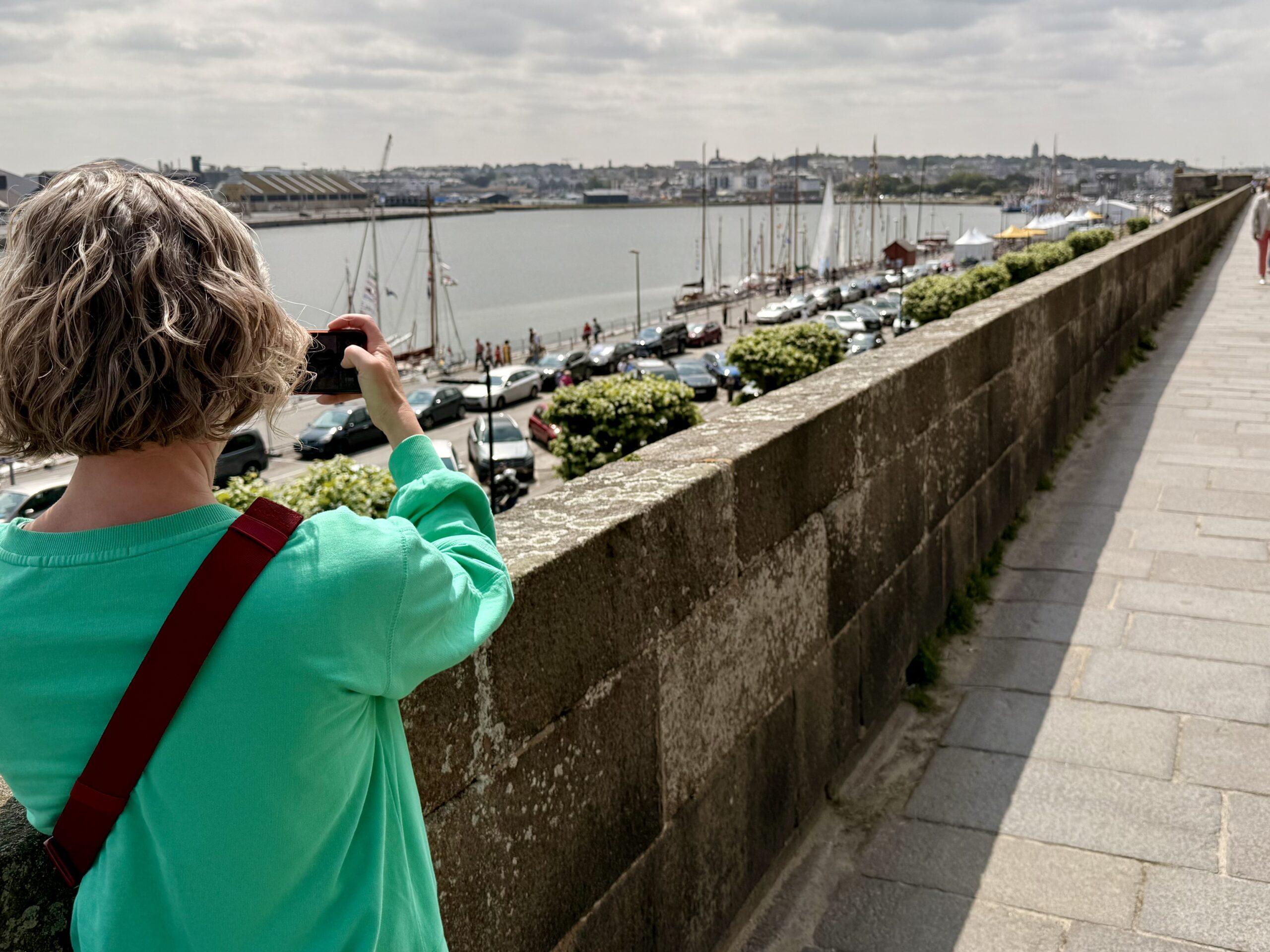 The walls of St Malo were very picturesque.