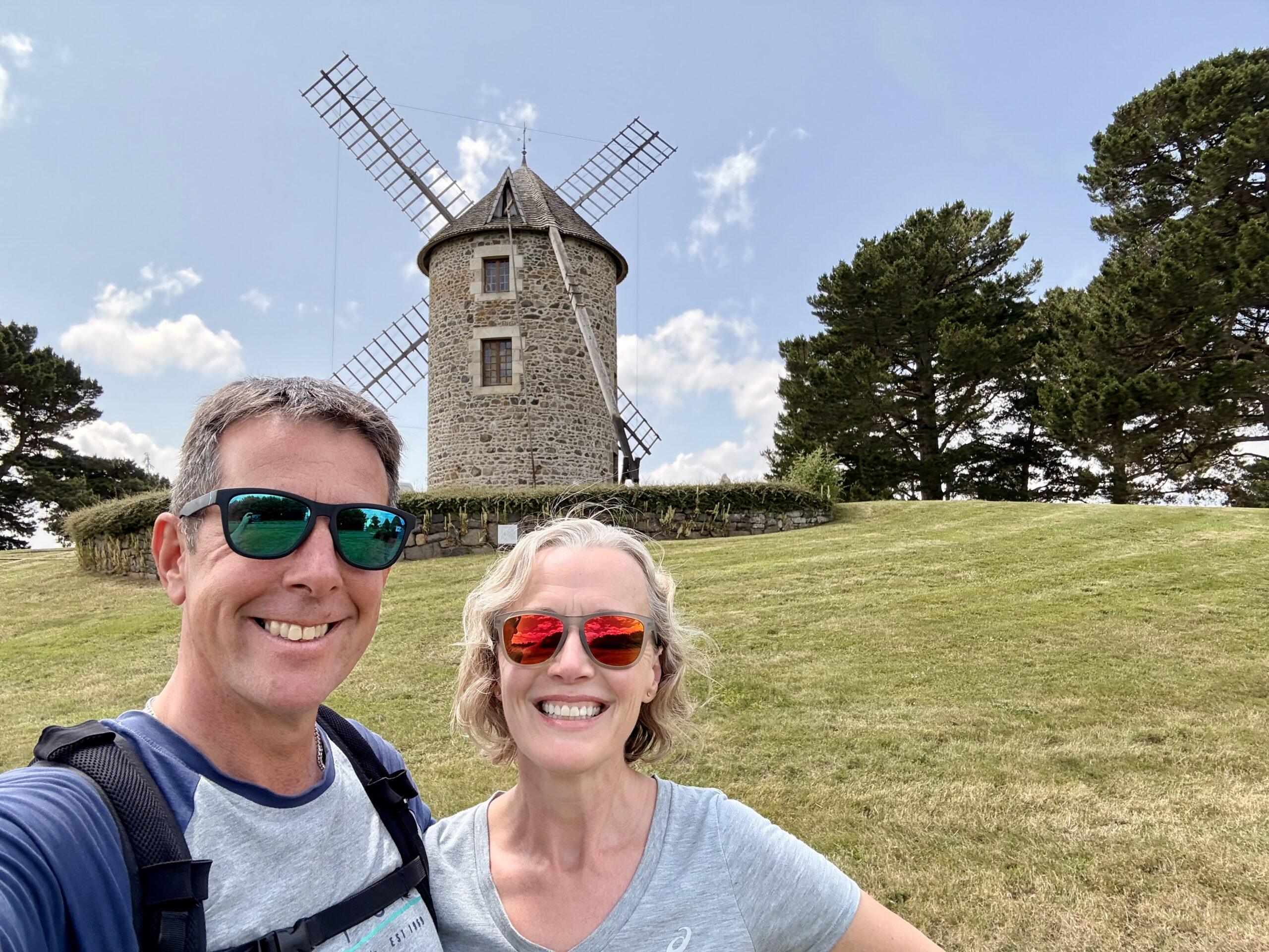 As we walked the tour we found a moulin.