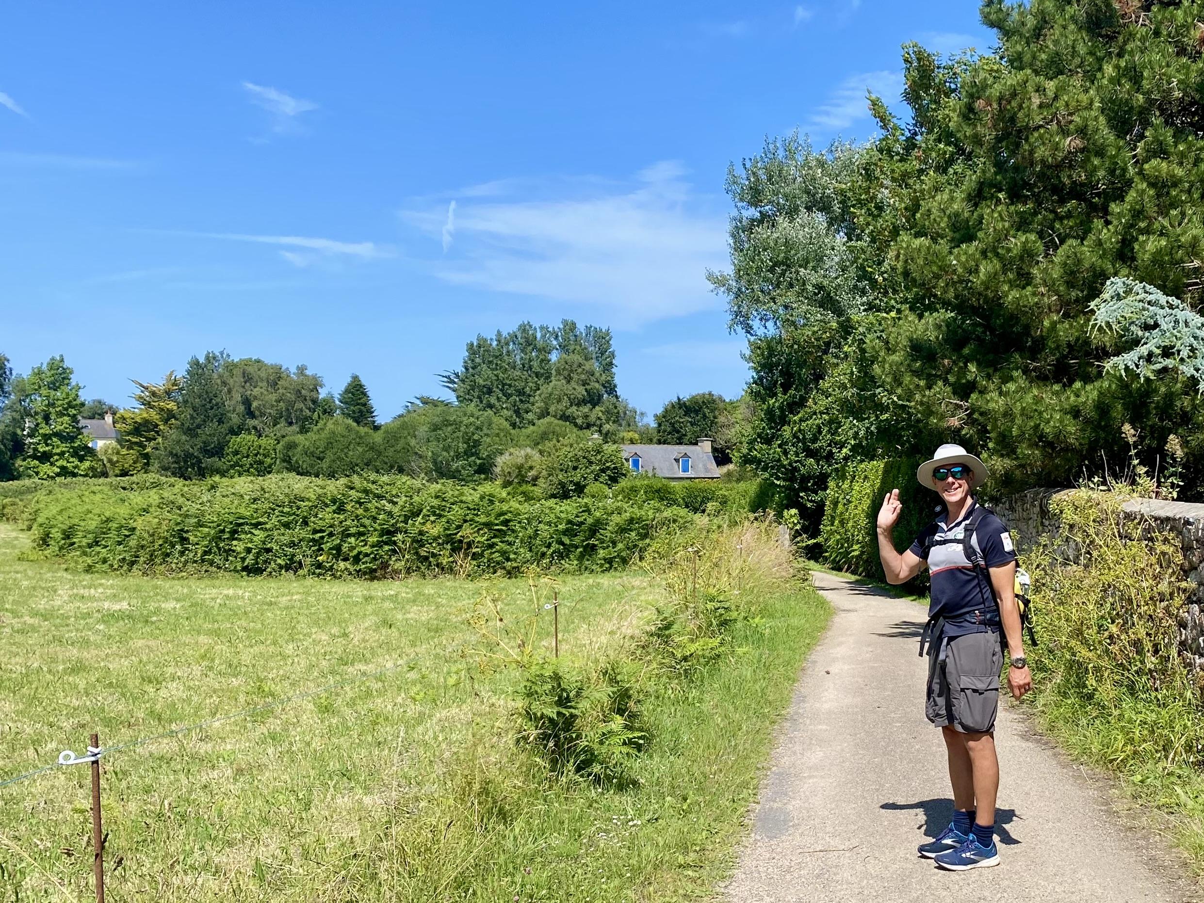 Exploring the island, without cars! Very tranquil.