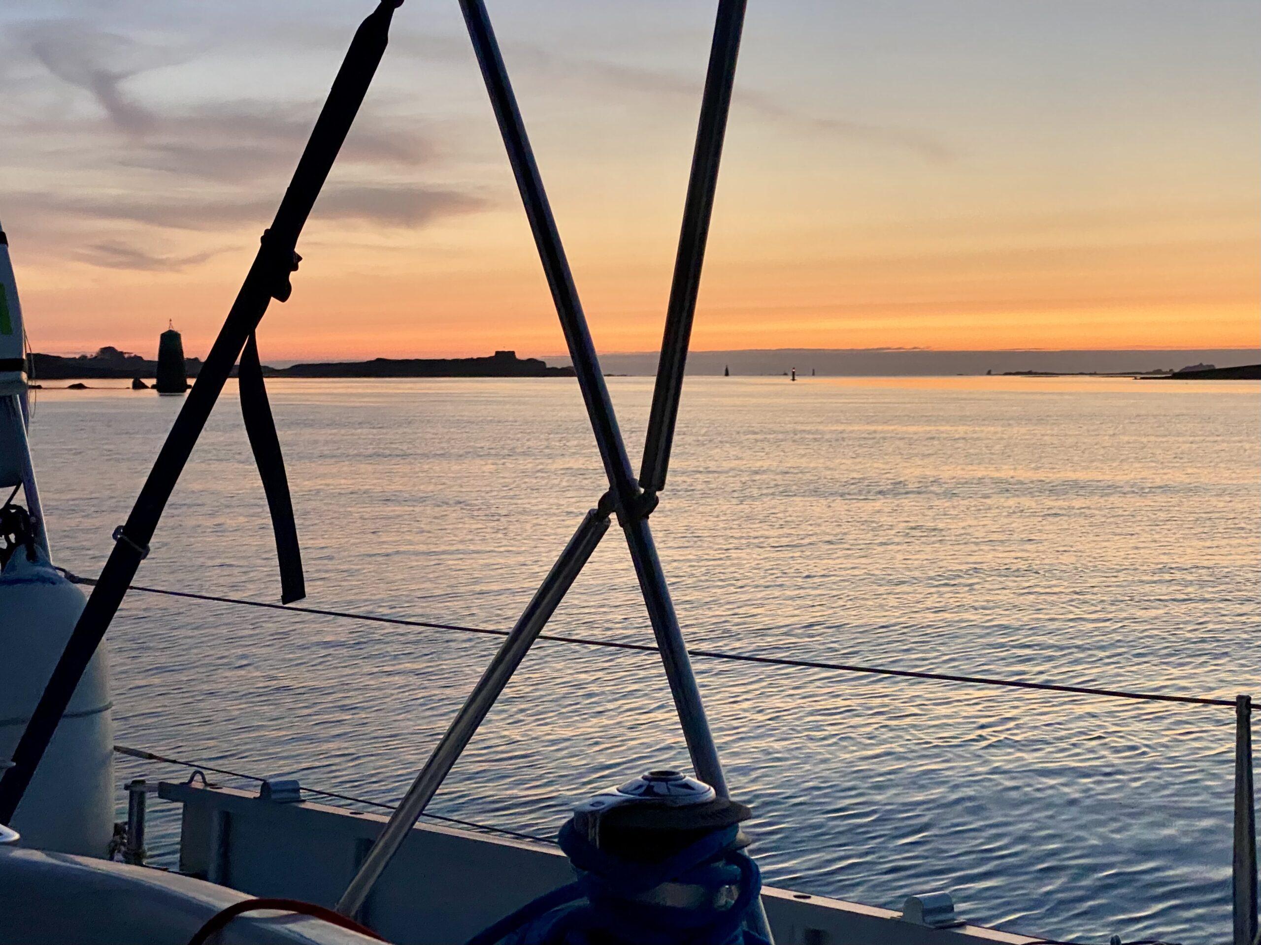 Sunset off L’Aber W’rach